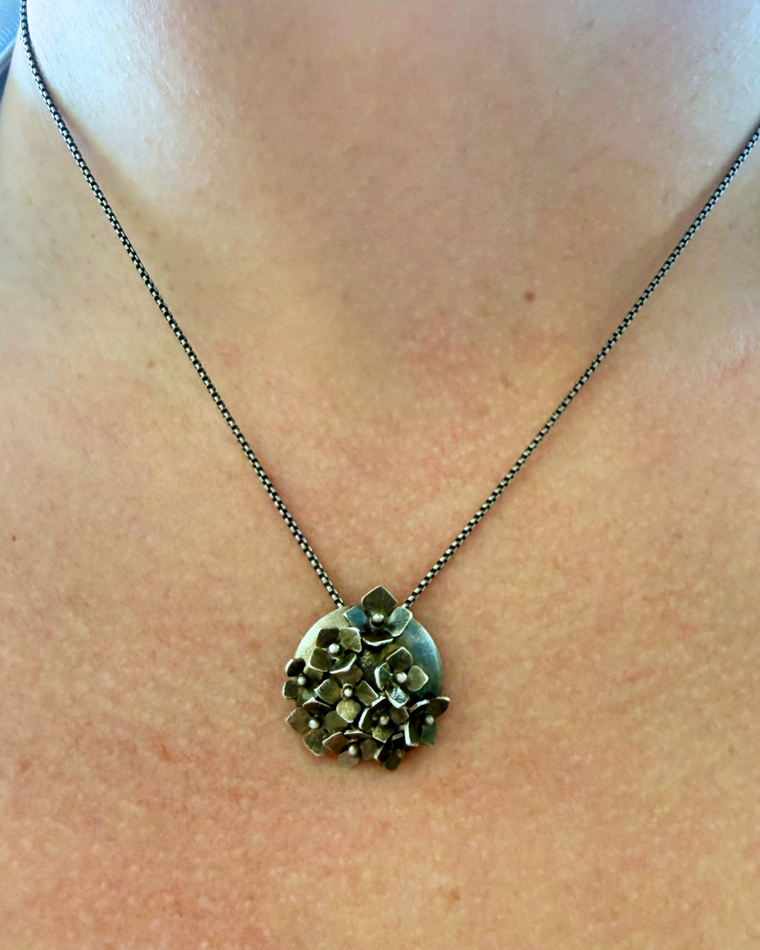 Hydrangea Bunch Necklace
