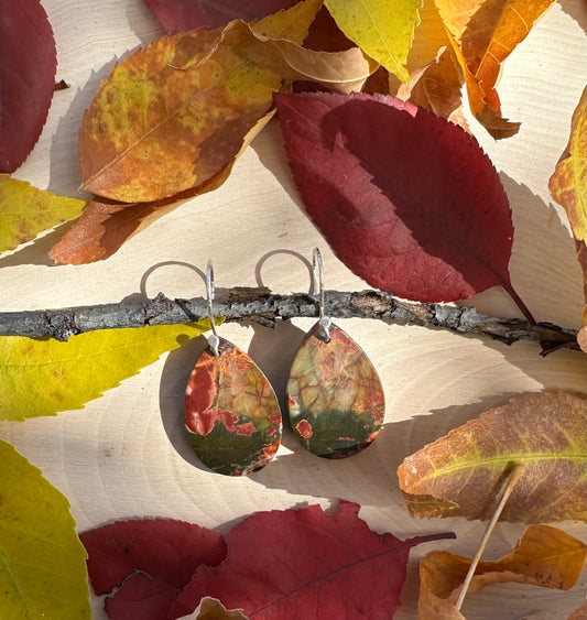 Red Creek Jasper Tear Drops