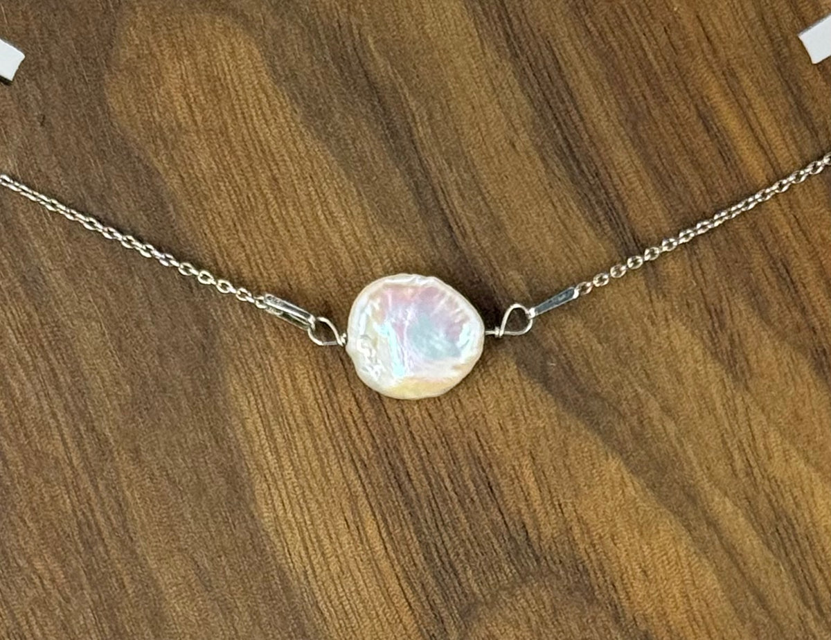 Full Moon Pearl Necklace