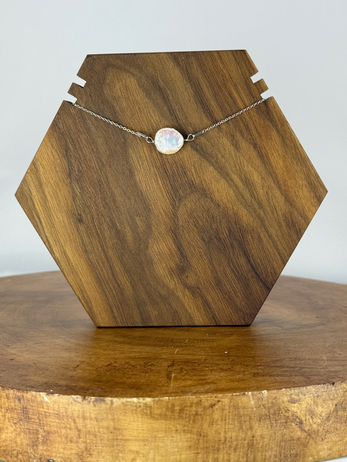 Full Moon Pearl Necklace